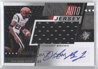 Rookie Auto Jersey - Vincent Brown #/225