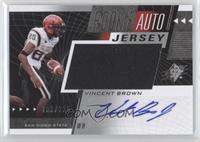 Rookie Auto Jersey - Vincent Brown #/225