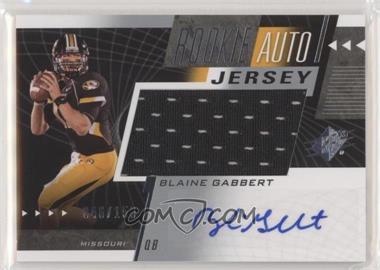 2011 SP Authentic - SPx #69 - Rookie Auto Jersey - Blaine Gabbert /150