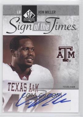 2011 SP Authentic - Sign of the Times #ST-VM - Von Miller