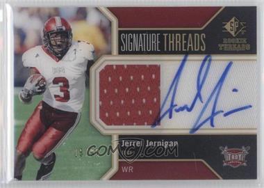 2011 SP Authentic - Signature Threads #TH-JE - Jerrel Jernigan /99