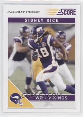 2011 Score - [Base] - Artist Proof #164 - Sidney Rice