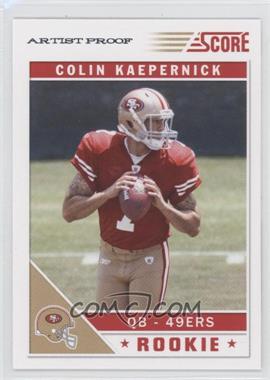 2011 Score - [Base] - Artist Proof #320 - Colin Kaepernick