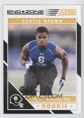 2011 Score - [Base] - End Zone #323 - Curtis Brown