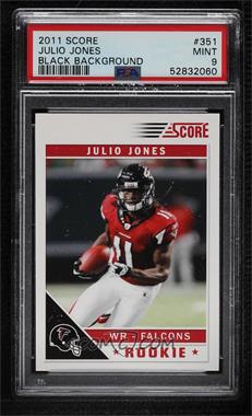 2011 Score - [Base] - Factory Set Update #351 - Julio Jones [PSA 9 MINT]