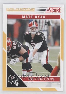 2011 Score - [Base] - Gold Zone #15 - Matt Ryan