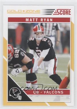 2011 Score - [Base] - Gold Zone #15 - Matt Ryan