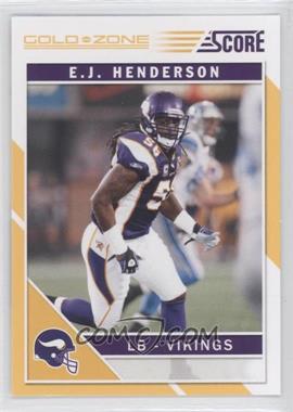 2011 Score - [Base] - Gold Zone #161 - E.J. Henderson