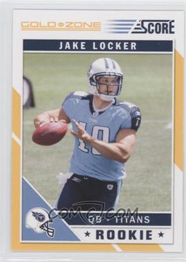 2011 Score - [Base] - Gold Zone #343 - Jake Locker