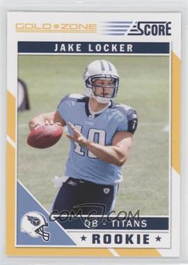 2011 Score - [Base] - Gold Zone #343 - Jake Locker