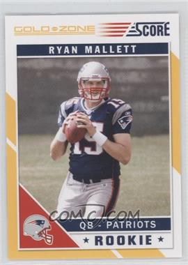 2011 Score - [Base] - Gold Zone #385 - Ryan Mallett