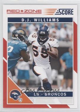 2011 Score - [Base] - Red Zone #86 - D.J. Williams