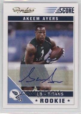 2011 Score - [Base] - Signatures #305 - Akeem Ayers