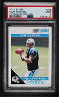 Cam Newton (NFL Logo on Ball Fully Visible) [PSA 9 MINT]