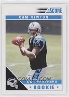 Cam Newton (NFL Logo on Ball Fully Visible)