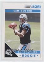Cam Newton (NFL Logo on Ball Fully Visible)