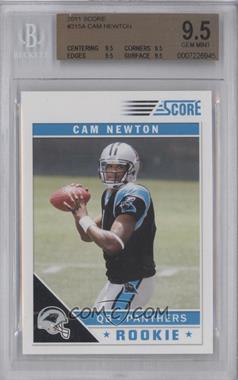 2011 Score - [Base] #315.1 - Cam Newton (NFL Logo on Ball Fully Visible) [BGS 9.5 GEM MINT]