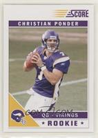Christian Ponder (Yard Lines in Background)