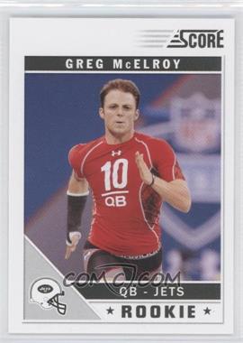 2011 Score - [Base] #338 - Greg McElroy