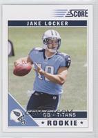 Jake Locker (Left Arm Over Jersey Number)