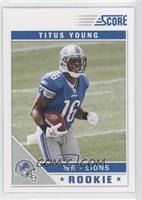 Titus Young (ball in right hand)