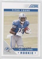 Titus Young (ball in left hand)