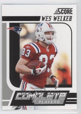 2011 Score - Complete Players - Glossy #20 - Wes Welker