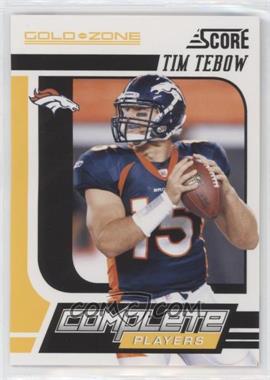 2011 Score - Complete Players - Gold Zone #17 - Tim Tebow