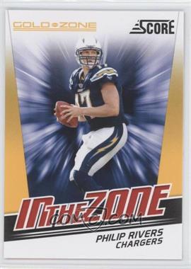 2011 Score - In the Zone - Gold Zone #24 - Philip Rivers