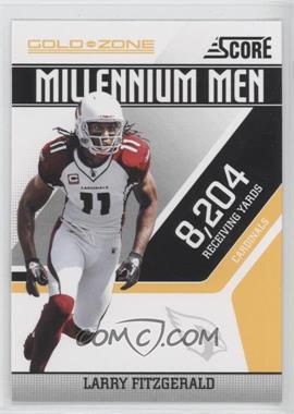 2011 Score - Millennium Men - Gold Zone #12 - Larry Fitzgerald