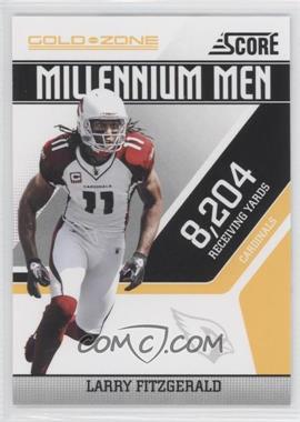 2011 Score - Millennium Men - Gold Zone #12 - Larry Fitzgerald