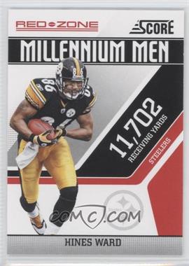 2011 Score - Millennium Men - Red Zone #10 - Hines Ward