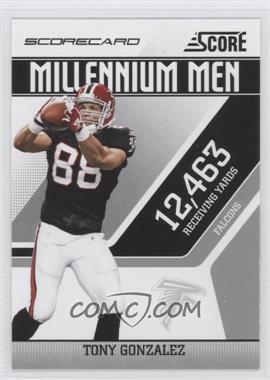 2011 Score - Millennium Men - Scorecard #19 - Tony Gonzalez