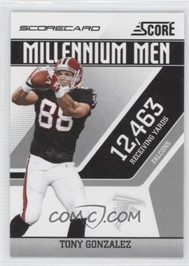 2011 Score - Millennium Men - Scorecard #19 - Tony Gonzalez