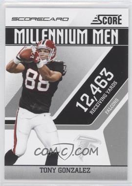 2011 Score - Millennium Men - Scorecard #19 - Tony Gonzalez