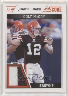 2011 Score - Retail Factory Set Jerseys - Prime #CM - Colt McCoy