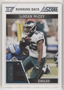 2011 Score - Retail Factory Set Jerseys - Prime #LM - LeSean McCoy