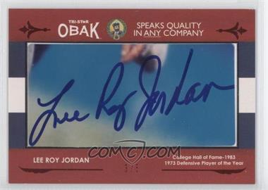 2011 TRI-STAR Obak - Cut Signatures - Red #_LEJO - Lee Roy Jordan /5