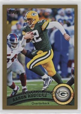 2011 Topps - [Base] - Gold #1 - Aaron Rodgers /2011