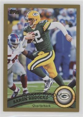 2011 Topps - [Base] - Gold #1 - Aaron Rodgers /2011