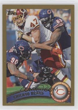 2011 Topps - [Base] - Gold #254 - Chicago Bears Team /2011 [EX to NM]
