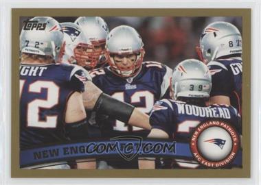 2011 Topps - [Base] - Gold #346 - New England Patriots Team /2011