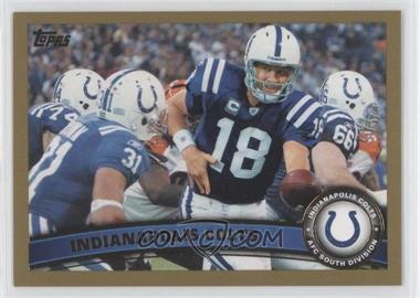 2011 Topps - [Base] - Gold #368 - Indianapolis Colts Team /2011