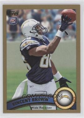 2011 Topps - [Base] - Gold #7 - Vincent Brown /2011