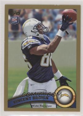 2011 Topps - [Base] - Gold #7 - Vincent Brown /2011