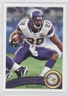 2011 Topps - [Base] #410.2 - Adrian Peterson (Left hand off the card)