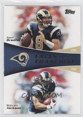 2011 Topps - Faces of the Franchise #FF-BJ - Sam Bradford, Steven Jackson