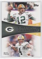 Aaron Rodgers, Brett Favre