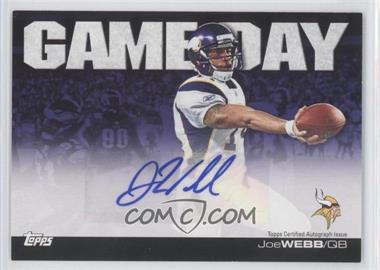 2011 Topps - Game Day Autographs #GDA-JW - Joe Webb