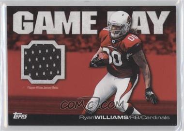 2011 Topps - Game Day Relics #GDR-RW - Ryan Williams